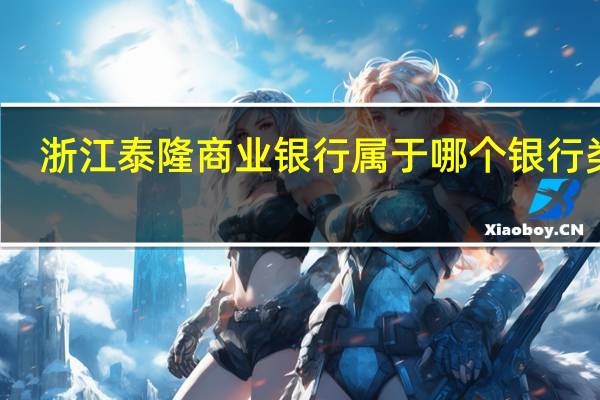 浙江泰隆商业银行属于哪个银行类别