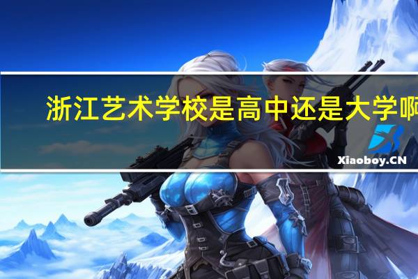 浙江艺术学校是高中还是大学啊~