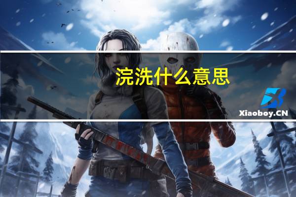 浣洗什么意思