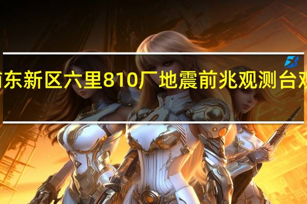 浦东新区六里810厂地震前兆观测台观测项目