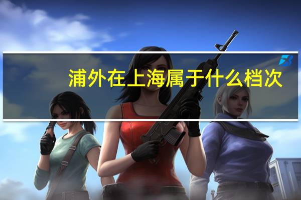 浦外在上海属于什么档次