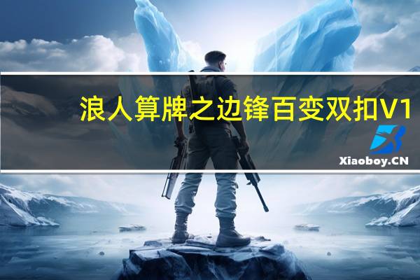 浪人算牌之边锋百变双扣 V1.03 绿色免费版（浪人算牌之边锋百变双扣 V1.03 绿色免费版功能简介）