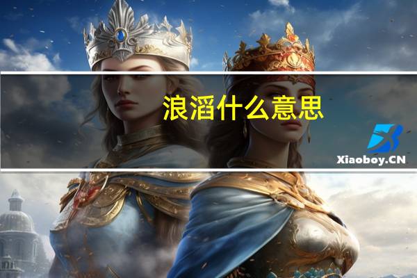 浪滔什么意思