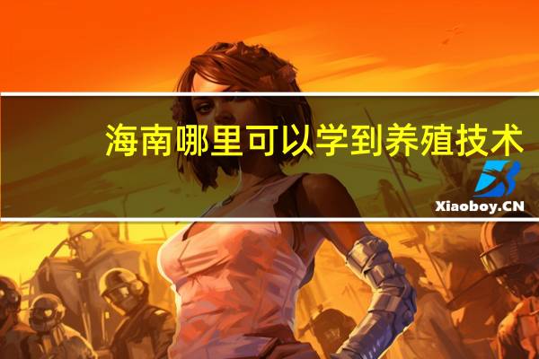 海南哪里可以学到养殖技术