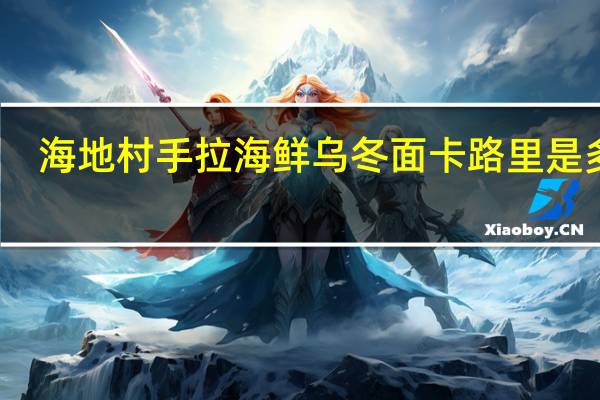 海地村 手拉海鲜乌冬面卡路里是多少