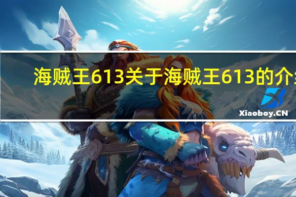 海贼王 613 关于海贼王 613的介绍