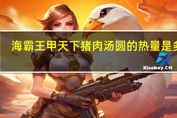 海霸王 甲天下猪肉汤圆的热量是多少