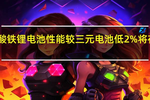 消息称LG新能源磷酸铁锂电池性能较三元电池低2% 将在美投资建设16GWh项目