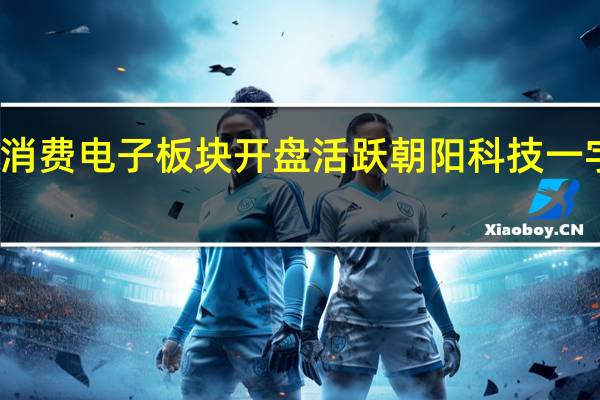 消费电子板块开盘活跃 朝阳科技一字涨停