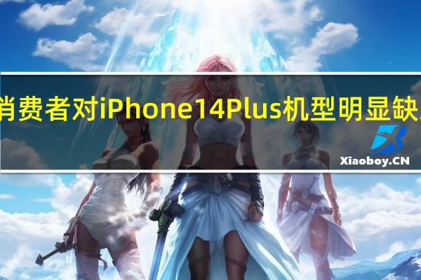 消费者对iPhone14Plus机型明显缺乏兴趣