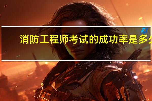 消防工程师考试的成功率是多少