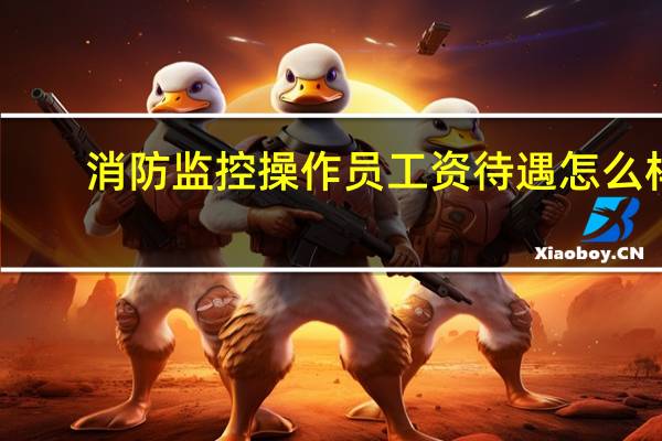 消防监控操作员工资待遇怎么样