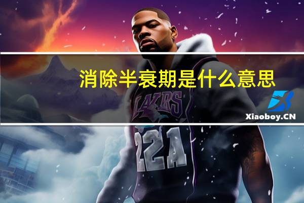 消除半衰期是什么意思（消除半衰期）