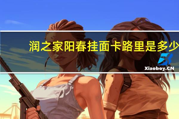 润之家 阳春挂面卡路里是多少