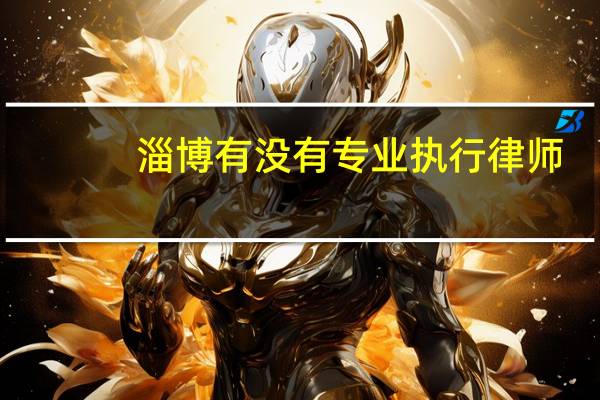 淄博有没有专业执行律师