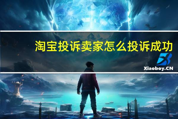 淘宝投诉卖家怎么投诉成功（淘宝投诉卖家怎么投诉）