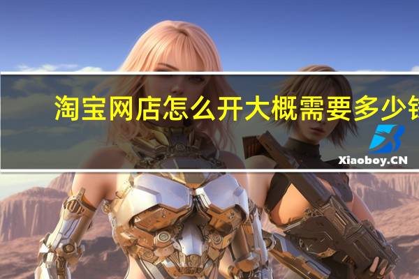 淘宝网店怎么开大概需要多少钱（淘宝网店）
