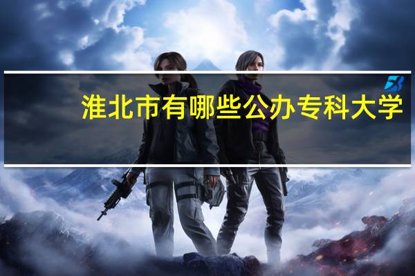 淮北市有哪些公办专科大学