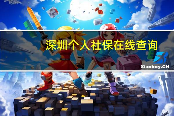 深圳个人社保在线查询（深圳市社保个人查询官网）
