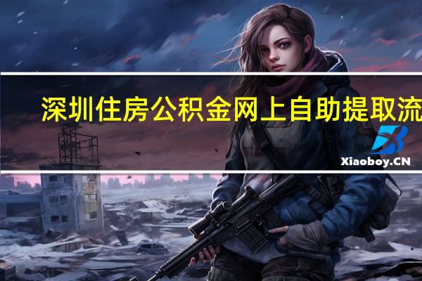 深圳住房公积金网上自助提取流程