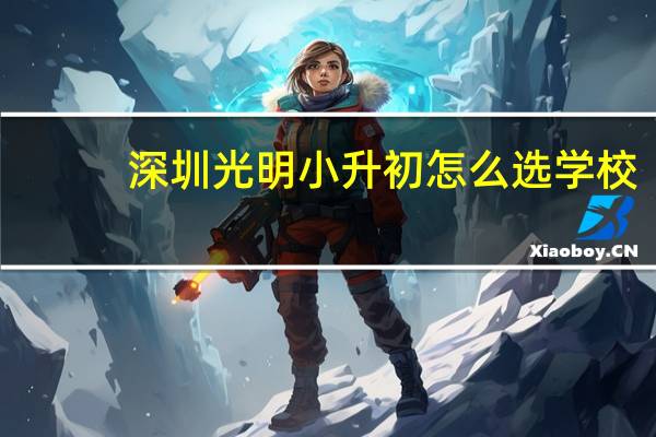 深圳光明小升初怎么选学校