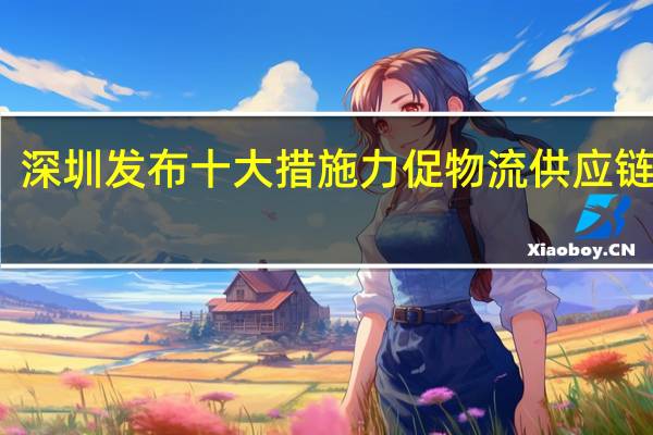深圳发布十大措施力促物流供应链发展