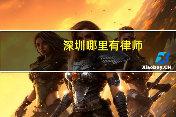 深圳哪里有律师