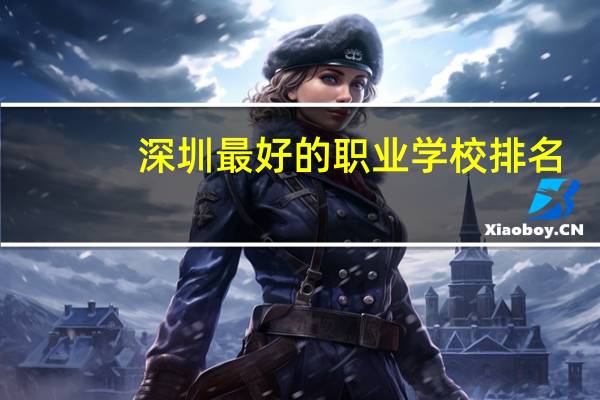 深圳最好的职业学校排名