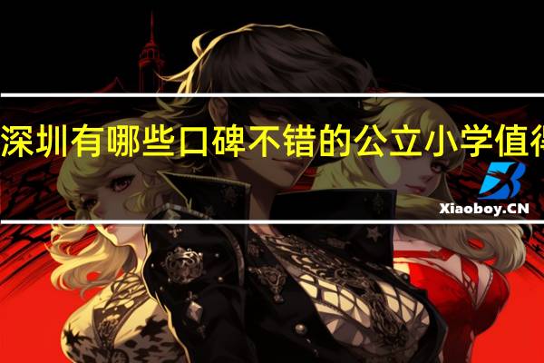 深圳有哪些口碑不错的公立小学值得推荐