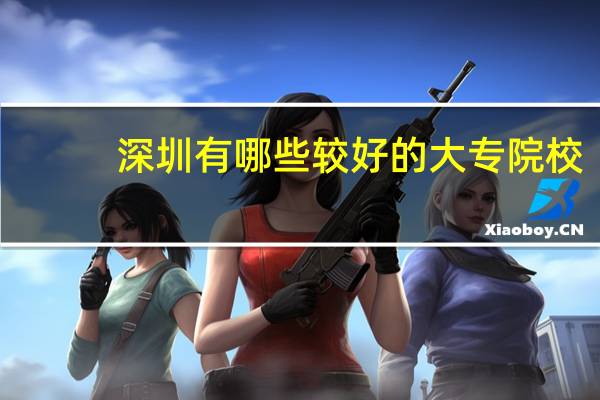 深圳有哪些较好的大专院校