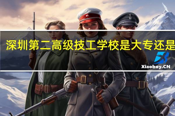 深圳第二高级技工学校是大专还是中专