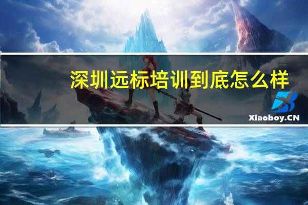 深圳远标培训到底怎么样，师资力量什么的都好不好
