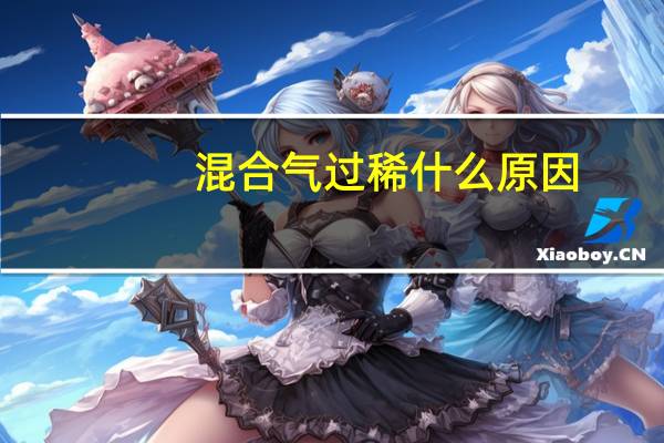 混合气过稀什么原因（混合气过稀）
