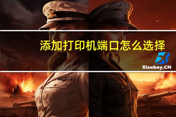 添加打印机端口怎么选择（添加打印机）