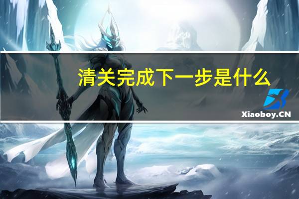 清关完成下一步是什么