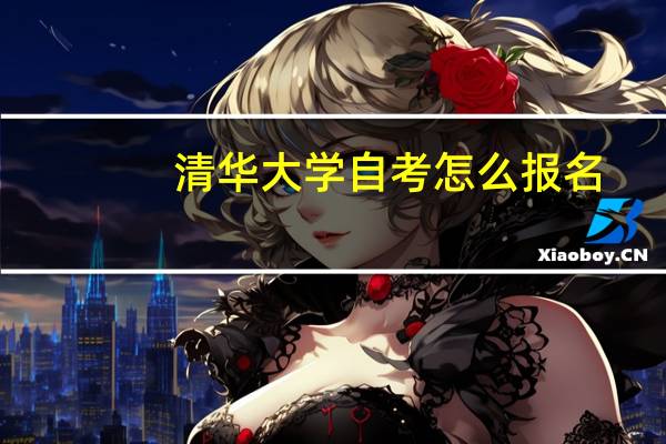 清华大学自考怎么报名