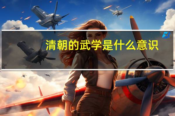清朝的 武学 是什么意识