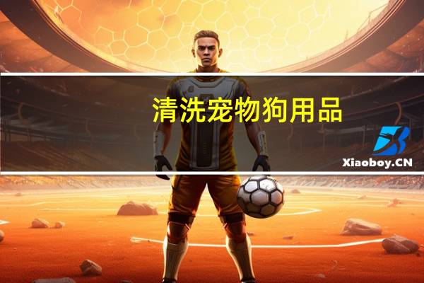 清洗宠物狗用品
