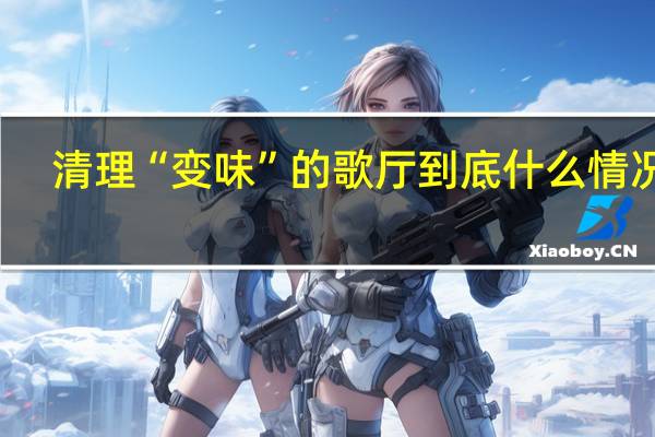 清理“变味”的歌厅 到底什么情况嘞