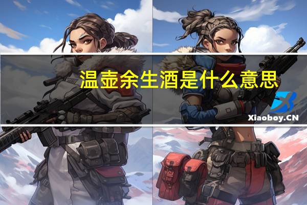 温壶余生酒是什么意思