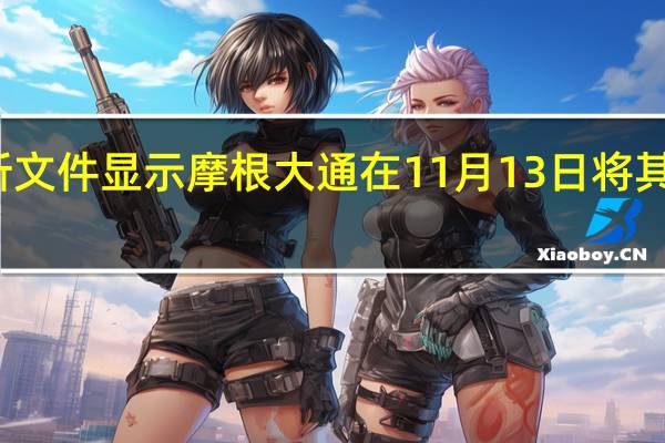 港交所文件显示摩根大通在11月13日将其在小鹏汽车(09868.HK)的香港股份的多头头寸从5.13%减少至4.73%