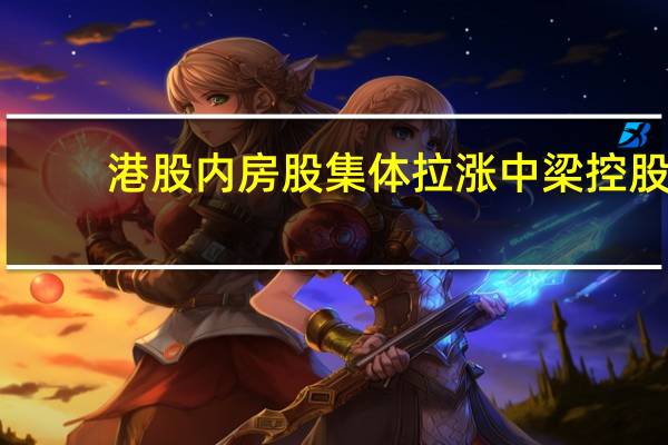 港股内房股集体拉涨中梁控股(02772.HK)、雅居乐集团(03383.HK)、龙光集团(03380.HK)涨超5%远洋集团(03377.HK)、融创中国(01918.HK)涨超4%富力地产(02777.HK)、中国恒大(03333.HK)、世茂集团(00813.HK)、新城发展控股(01030.HK)涨超3%