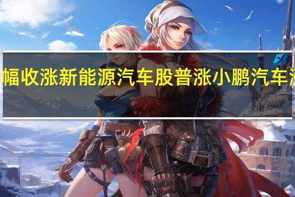 港股收评︱港股小幅收涨 新能源汽车股普涨 小鹏汽车涨超4% 融创中国涨超6%