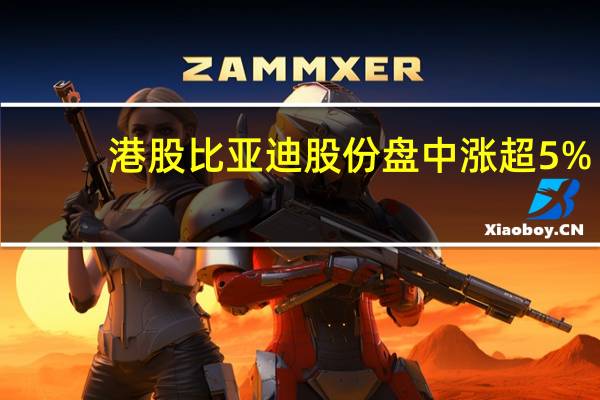 港股比亚迪股份盘中涨超5%