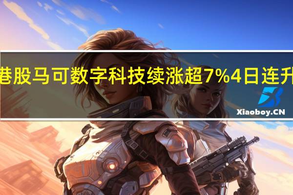 港股马可数字科技续涨超7%4日连升140%
