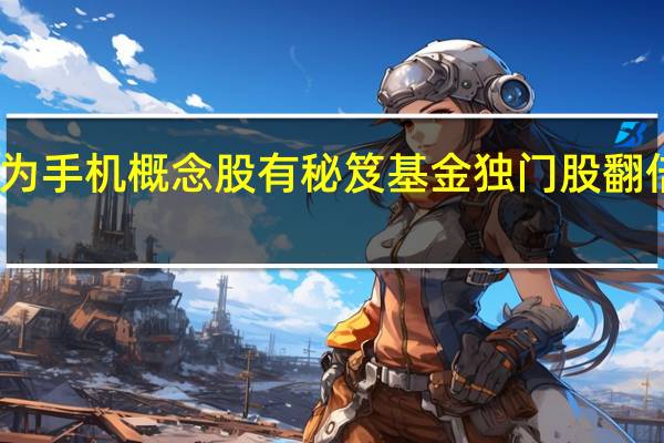 游资拉升华为手机概念股有秘笈 基金独门股翻倍净值却差点翻绿