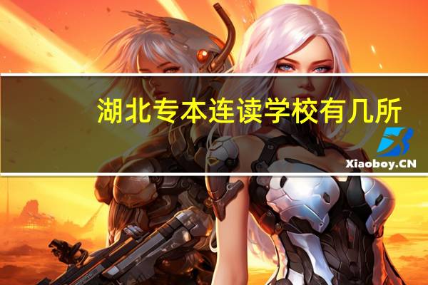 湖北专本连读学校有几所