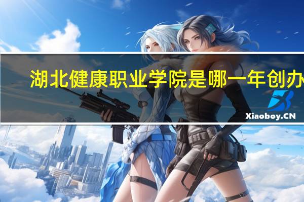 湖北健康职业学院是哪一年创办的