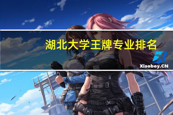湖北大学王牌专业排名