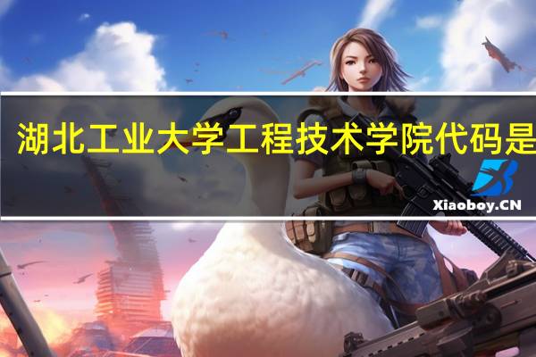 湖北工业大学工程技术学院代码是多少